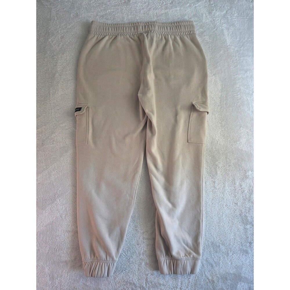CALVIN KLEIN Woven Label Utility Cargo Joggers Size Large Beige Tan Unisex - Picture 5 of 6